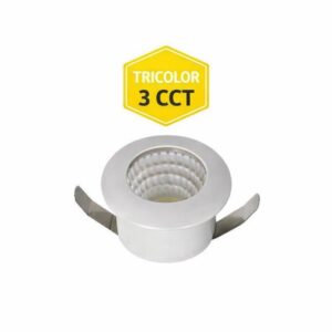 Faretto Incasso 3w Mini Spot Bianco 3CCT 300 Lumen