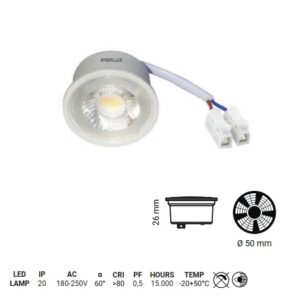 Modulo LED COB 3CCT 8W 600 Lumen