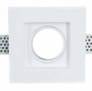 Faretto Incasso Gesso Quadrato 10x10