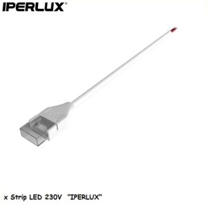 Cavo connettore + fili spelati per strip led 230V
