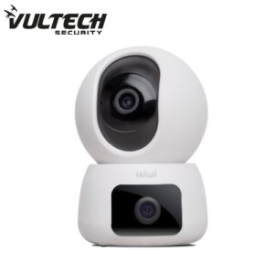 Telecamera Isiwi Wireless TWIN Doppia ottica 2K Dome motorizzata IR LED Audio Bidirezionale Sd Card Stand Alone