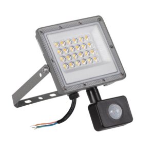 Proiettore Led 20W Tricolor Con sensore Movimento