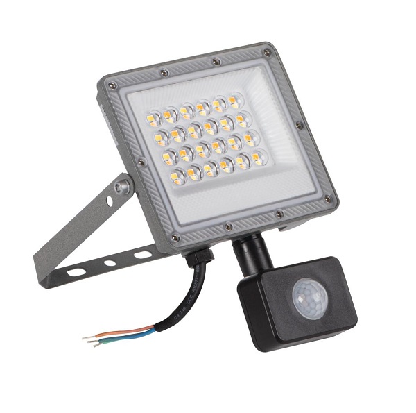 Proiettore Led 20W Tricolor Con sensore Movimento