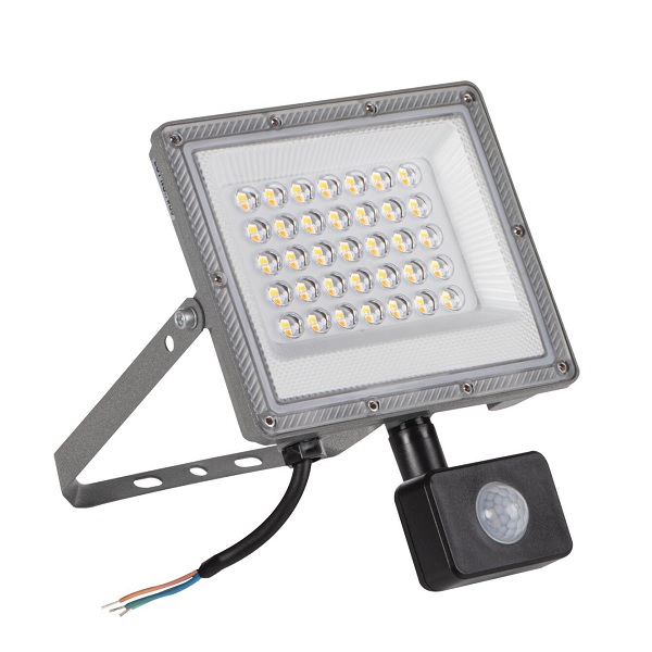 Proiettore Led 30W Tricolor Con sensore Movimento