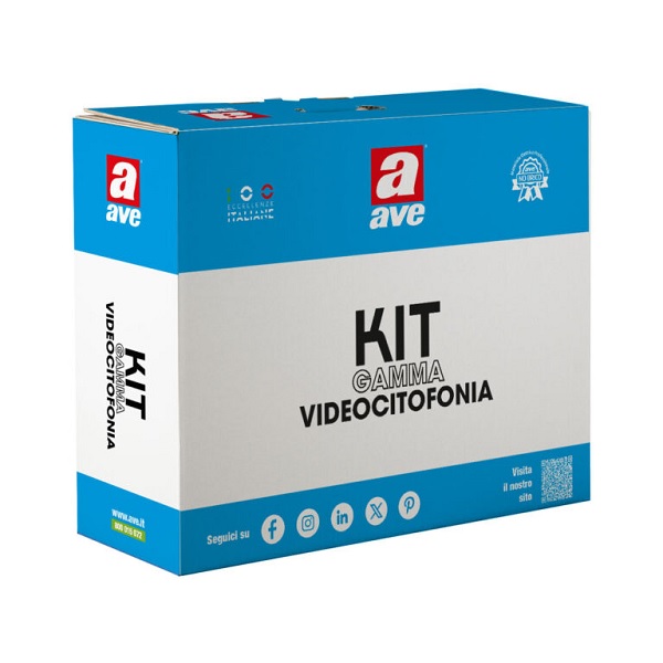 KIT Videocitofono Monofamiliare non espandibile da appoggio parete, Sistema 2 Fili V44 EASY - immagine 7