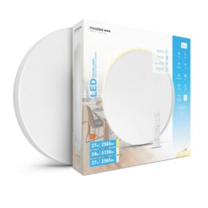 Plafoniera LED Rotonda 2x27W 3CCT Diam.380x65mm con telecomando 5130 Lumen