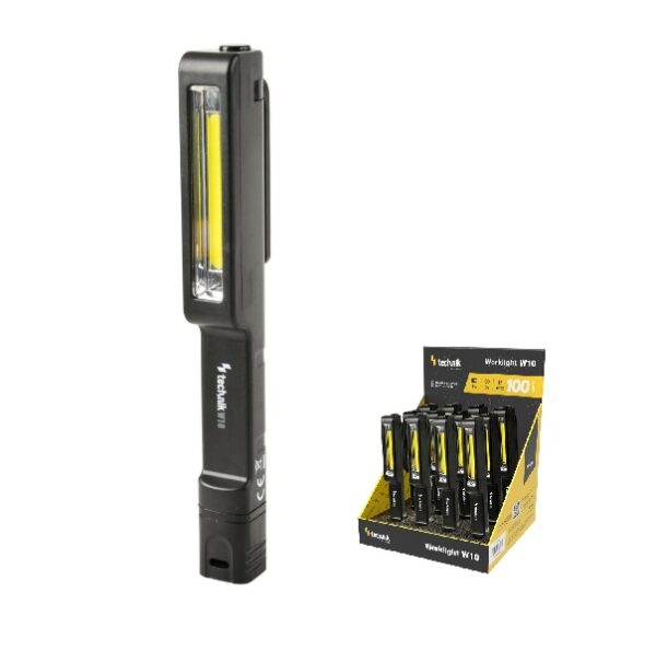 Torcia LED COB 100 Lumen 3xAAA *(non incluse)