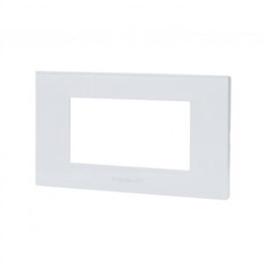 Placca 4 Moduli Bianca Compatibile Plana VP42
