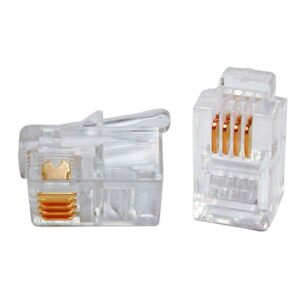 PLUG 4 Poli 4 Coppie per Filo Telefono