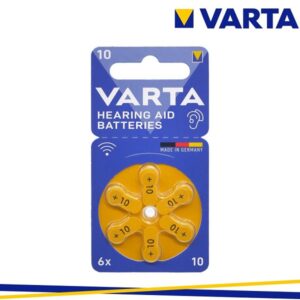 Batteria Zinc Air PR10 75mA per apparecchi acustici