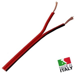 Piattina 2x0,50 Rosso Nero CCA *(Prezzo al mt)