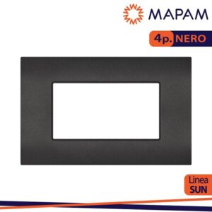 Placca 4m Tecnopolimero Nero Compatibile Arké