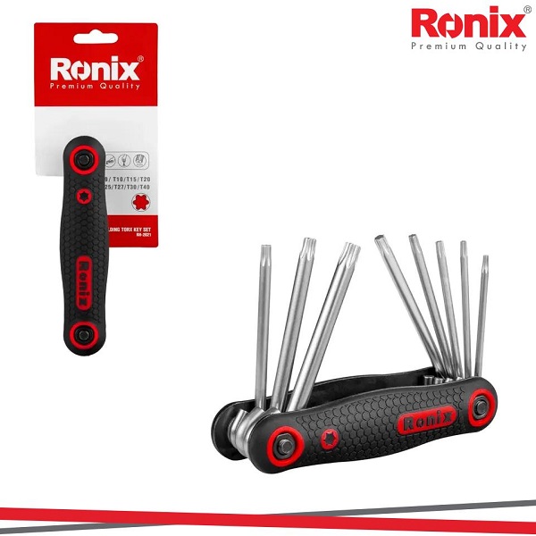 Serie 8 Chiavi TORX T9-T10-T15-T20-T25-T27-T30-T40