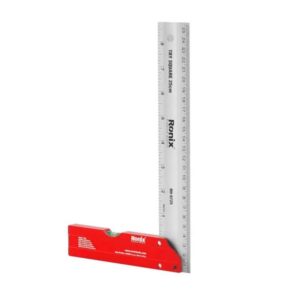 Squadra a L con Livella a Bolla Integrata da 25cm