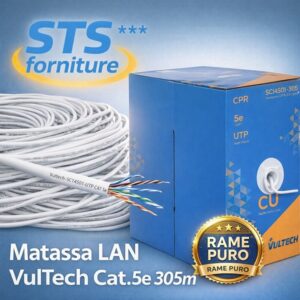 Cavo di Rete UTP Cat 5E LSZH RAME *(Prezzo al mt)