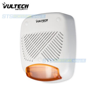 WAVE-WS BENTEL ALLARME ANTIFURTO SIRENA DA INTERNO 12V BIANCA CON LUCE - 6