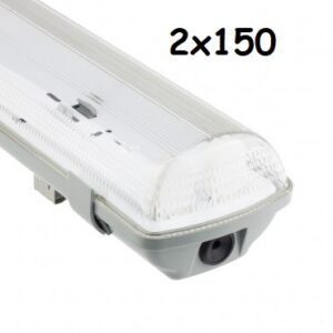 Plafoniera IP65 2x150cm Per neon LED