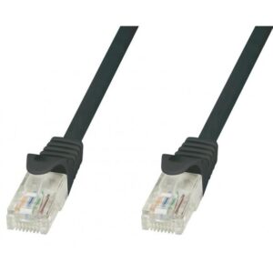 Cavo di rete Patch in CCA Cat.6E Nero UTP 5mt