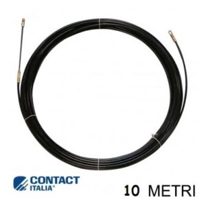 Sonda Nylon 4mm 20mt Nera Con terminali intercambiabili