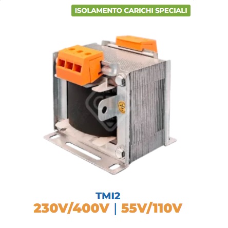 Trasformatore di Sicurezza 150VA 230/400V 0-55-110