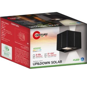 Applique Solare Up & Down 3,3w 70 Lumen Luce Natura