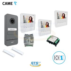 Kit videocitofono CAME 3 utenti