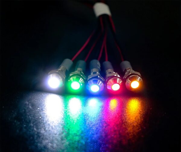 Spia Segnalazione da Pannello 220V Bianca IP67 - immagine 4
