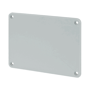 Tappo cieco per quadro con flange per prese cee interbloccate