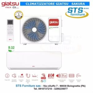 Climatizzatore GIATSU SAKURA wifi 12000 Btu Inverter A++/A+ R32