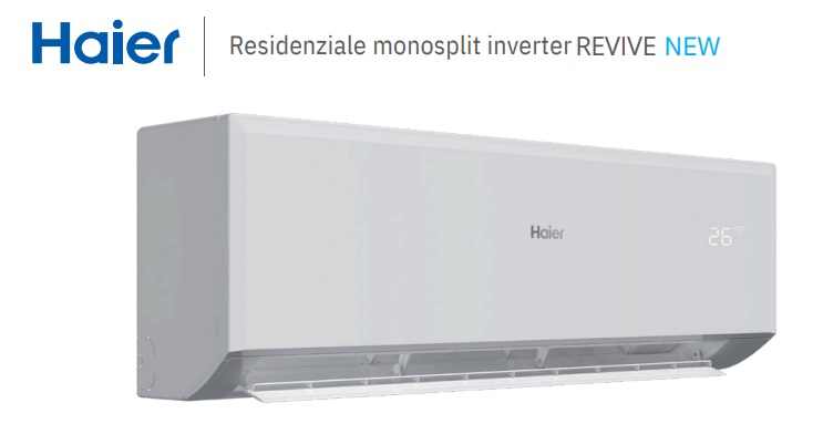 Climatizzatore HAIER REVIVE WiFi 9000 Btu Inverter A++ R32 - immagine 3