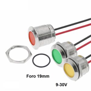 Spia Segnalazione LED 9-30Vac/dc 19mm Da Pannello