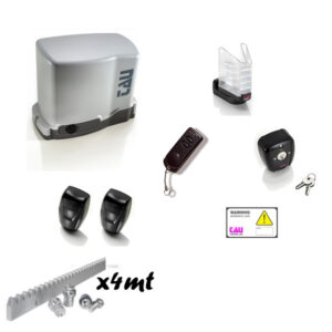 TAU Kit Scorrevole 800Kg 230V + 4mt Cremagliera